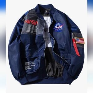 New without tags NASA lightweight bomber jacket